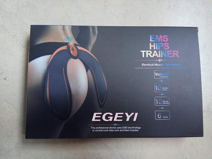 EGEYI EMS Hip Stimulator Trainer - Electrostimulateur Musculaire Fessier  Hanches, Test & Avis