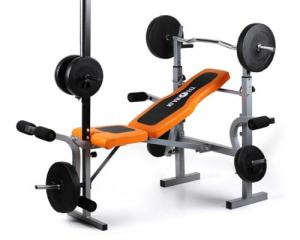 Klarfit Ultimate Gym 3500 - Banc de musculation avec Support de Barres