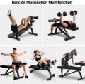 YOLEO Luxe - Banc de Musculation Pliable Multifonction